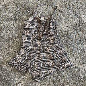 Front detailed romper